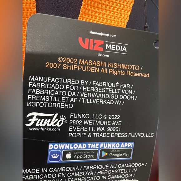 Funko Pop Loungefly Naruto Mini backpack